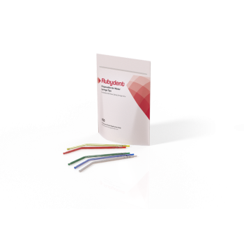 RubyDent Air/Water Syringe Tips – Renkli Tek Kullanımlık Hava/Su Şırınga Uçları
