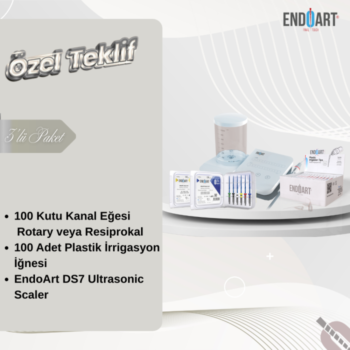 100 KUTU EĞE + DS7 ULTRASONİC SCALER + 100 ADET İRRİGASYON UCU