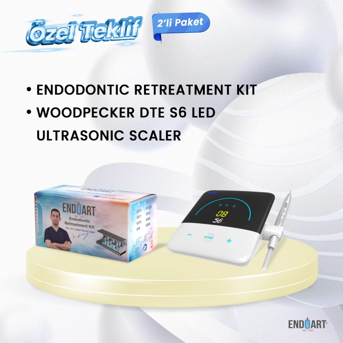 Endodontic Retreatment Kit + Woodpecker DTE S6 Led Ultrasonic Scaler