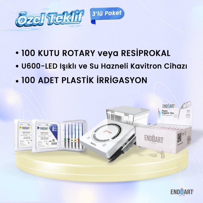 100 KUTU EĞE +U600-LED KAVİTRON CİHAZI + 100 ADET İRRİGASYON UCU